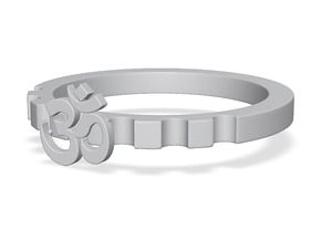 OM Modern Ring Designs Size10 in Tan Fine Detail Plastic