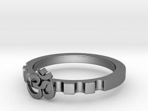 OM Modern Ring Designs Size10 in Fine Detail Polished Silver