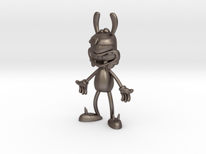 Rufus in Polished Bronzed Silver Steel