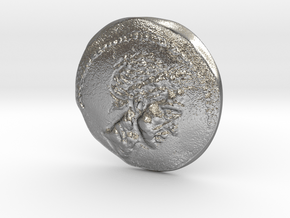 Ancient Roman Coin in Natural Silver