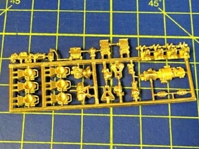 ČSD 464.0 BASIC PART02 ARMATURY in Natural Brass