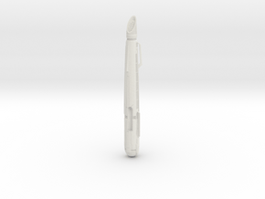 1400 Discovery Enterprise Nacelle Left in White Natural Versatile Plastic