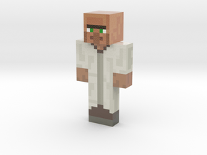 6 - Librarian | Minecraft toy in Glossy Full Color Sandstone