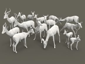Impala Set 1:160 fourteen different pieces in Smooth Fine Detail Plastic