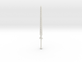 Tiny Rune Blade  in White Natural Versatile Plastic