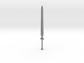 Tiny Rune Blade  in Gray PA12