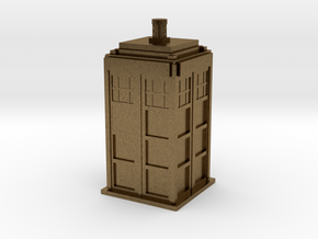 Police Box (TARDIS) in Natural Bronze