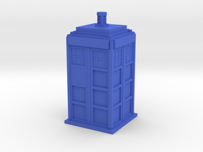 Police Box (TARDIS) in Blue Processed Versatile Plastic