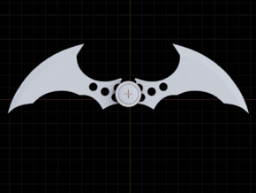 Arkham Asylum Batarang in Tan Fine Detail Plastic