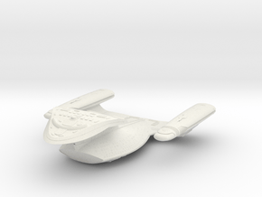 Enterprise D Separable lower hull in White Natural Versatile Plastic