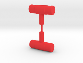 Microtron Arm Bracket in Red Processed Versatile Plastic: Medium