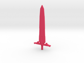 Laser Optimus Prime Sword in Pink Processed Versatile Plastic