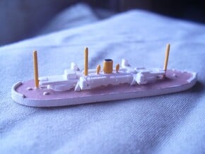1/1250 Javary Class Coast Defence Battleship in Smooth Fine Detail Plastic