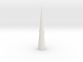 1/72 Scale Nike X Sprint Missile in White Natural Versatile Plastic