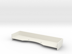 Mini-Z Spoiler v2-MT900 (Wide) in White Natural Versatile Plastic