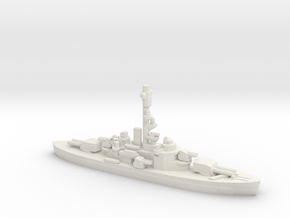 Finnish Coastal Defense Ship Ilmarinen in White Natural Versatile Plastic: 1:1200