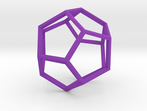 GMTRX lawal v3 skeletal dodecahedron  in Purple Processed Versatile Plastic