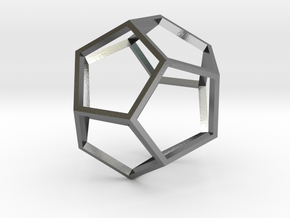 GMTRX lawal v3 skeletal dodecahedron  in Polished Silver