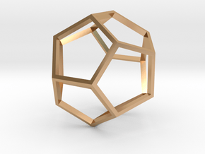 GMTRX lawal v3 skeletal dodecahedron  in Polished Bronze