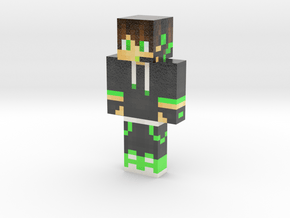 grips2 | Minecraft toy in Glossy Full Color Sandstone