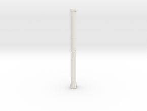 1:6 90mm AT Rocket Launcher in White Natural Versatile Plastic