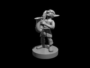 Goblin Saxophone Bard in Tan Fine Detail Plastic
