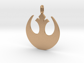 Star wars rebel badge pendant in Natural Bronze