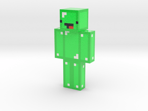 2019_12_30_green-skeppy-13745206 | Minecraft toy in Glossy Full Color Sandstone