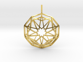 Dominions of Magic (Domed) in Polished Brass