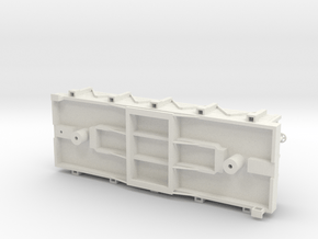 S USMRR GONDOLA in White Natural Versatile Plastic