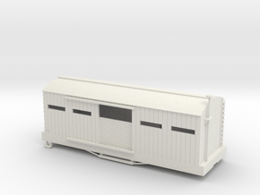 S USMRR ARMORED BOXCAR in White Natural Versatile Plastic