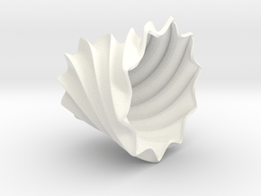 Multifunctional Desk Vase in White Processed Versatile Plastic
