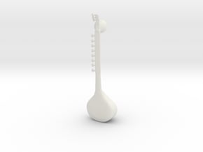 Printle Thing Sitar - 1/24 in White Natural Versatile Plastic