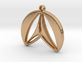  Pendant in Polished Bronze: Large