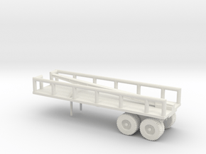 1/144 Scale Nike X Sprint Missile Trailer in White Natural Versatile Plastic