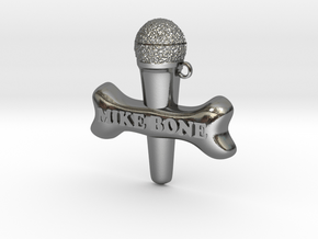 MIKE BONE Pendant in Polished Silver