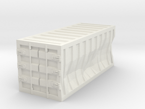 Damaged 20ft Container 1/56 in White Natural Versatile Plastic