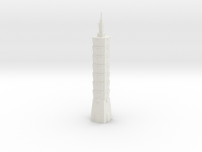 Taipei 101  1/3000 in White Natural Versatile Plastic
