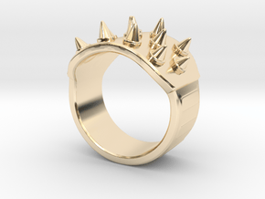 Spiked Armor Ring_C in 14K Yellow Gold: 5 / 49