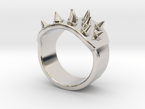 Spiked Armor Ring_C in Platinum: 5 / 49