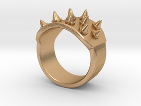 Spiked Armor Ring_C in Natural Bronze: 5 / 49