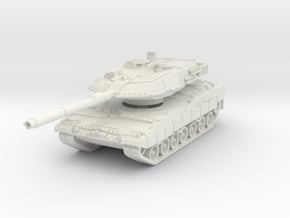 Leopard 2A6 1/76 in White Natural Versatile Plastic