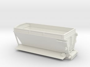 1/64th Etnyre live bottom straight truck body in White Natural Versatile Plastic