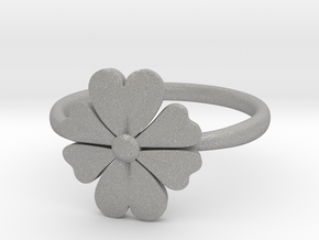 One Simple Flower (ring) in Aluminum: 9.5 / 60.25