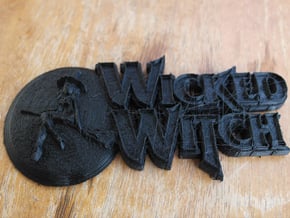 Wicked Witch Software logo in Black Natural Versatile Plastic
