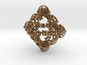 Fractal Geom TF4 in Natural Brass