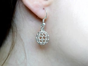 COSMIC earring in Fine Detail Polished Silver