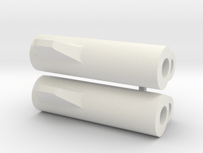 LM Tread: 20mm watch adapter in White Natural Versatile Plastic