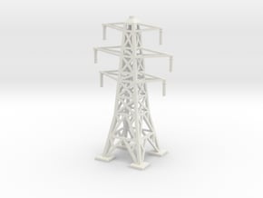Transmission Tower 1/200 in White Natural Versatile Plastic