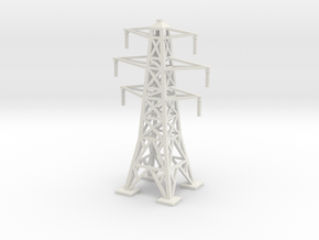 Transmission Tower 1/220 in White Natural Versatile Plastic